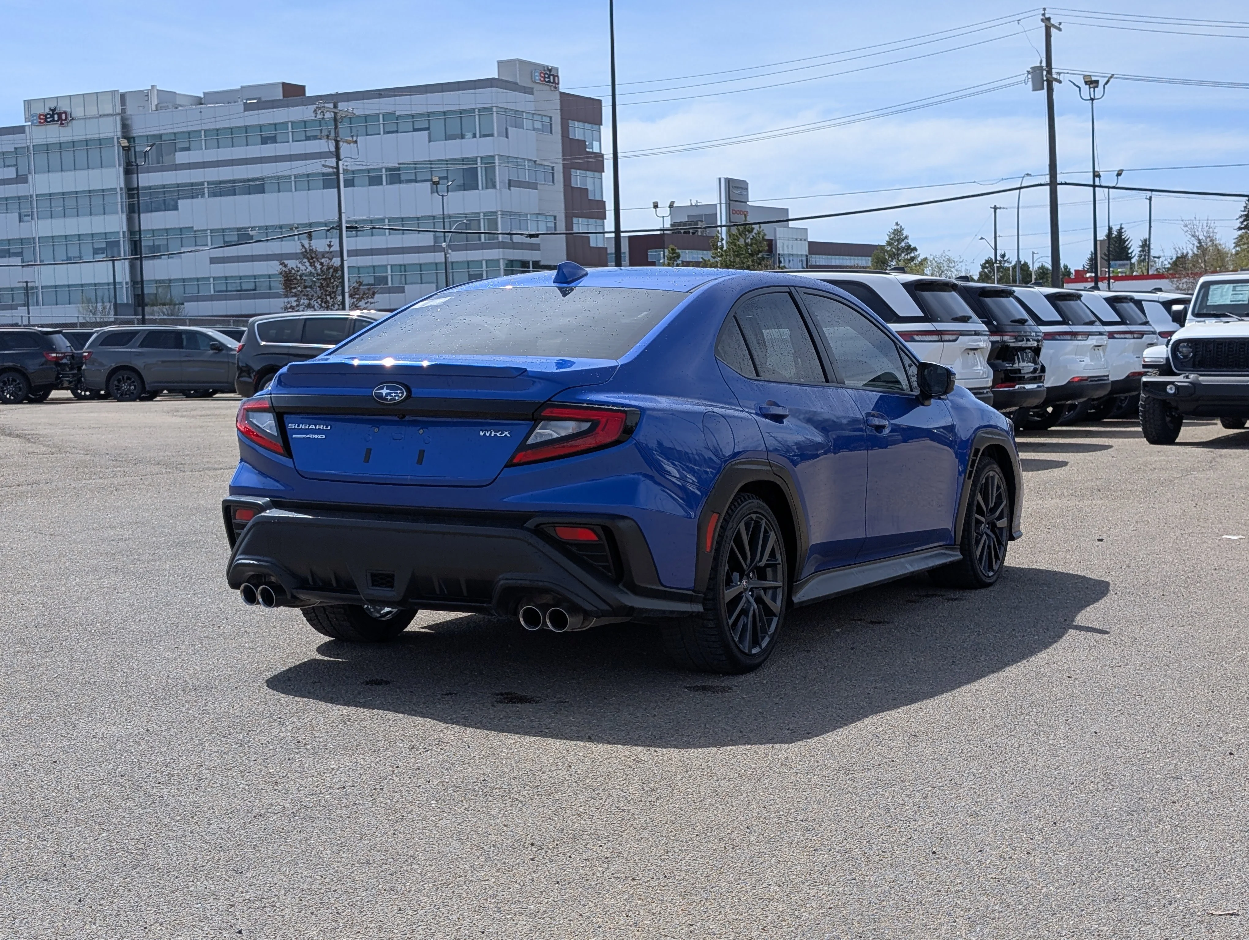 Used 2023 WR Blue Pearl Subaru Sport-tech image 7