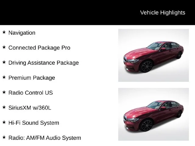 Used 2021 Red BMW 330i xDrive image 8