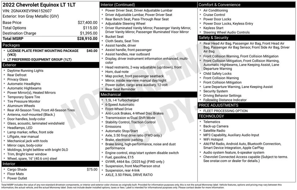 Used 2022 Gray Chevrolet LT image 16