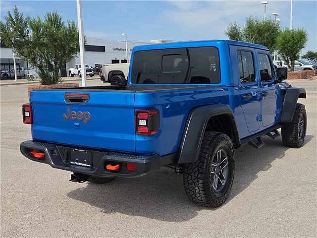 Used 2024 Hydro Blue Pearlcoat Jeep Mojave 4x4 Crew Cab 5 ft. box image 4