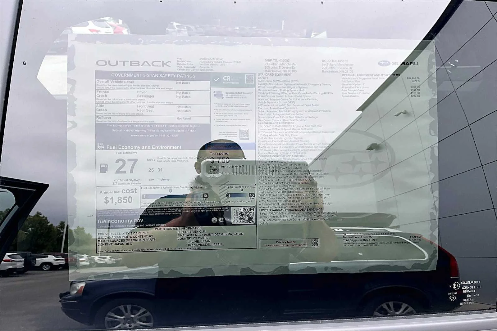 New 2026 Ice Silver Metallic Subaru Premium image 18
