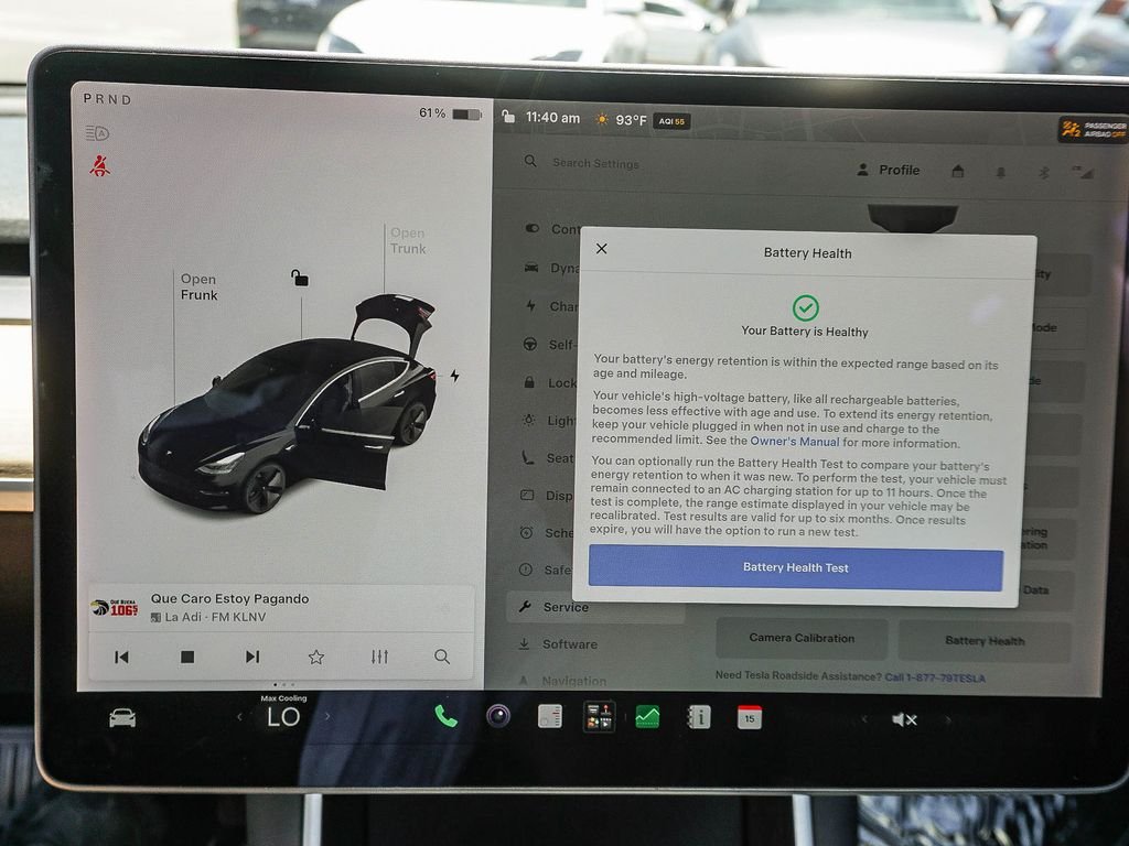 Used 2019 Solid Black Tesla Standard Range Plus image 21