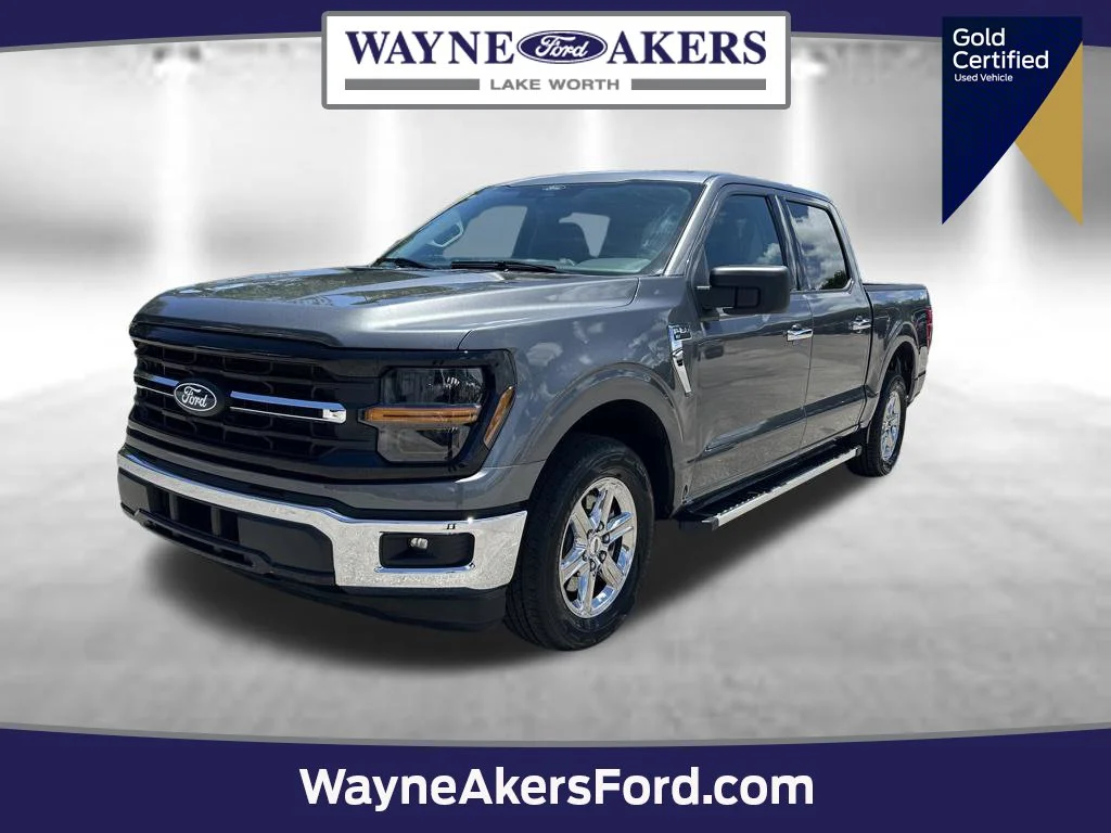 Certified Used 2025 Gray Metallic Ford XLT image 1