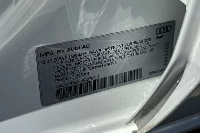 Used 2024 White Audi 40 Premium image 33
