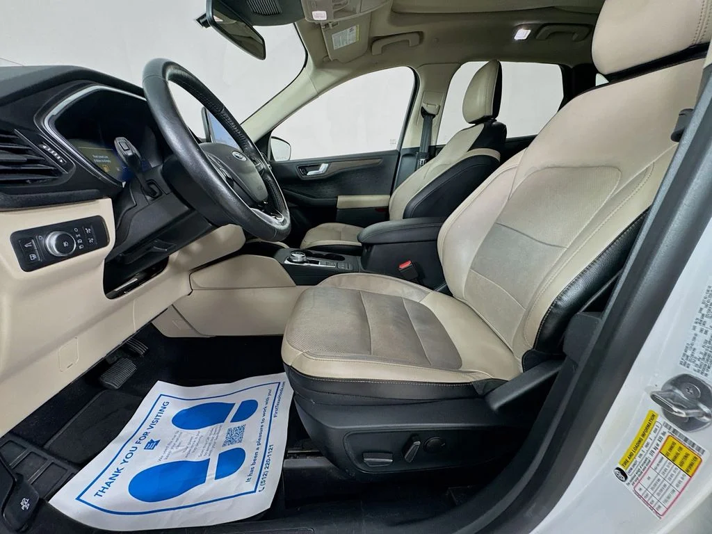 Used 2020 White Metallic Ford Titanium image 26