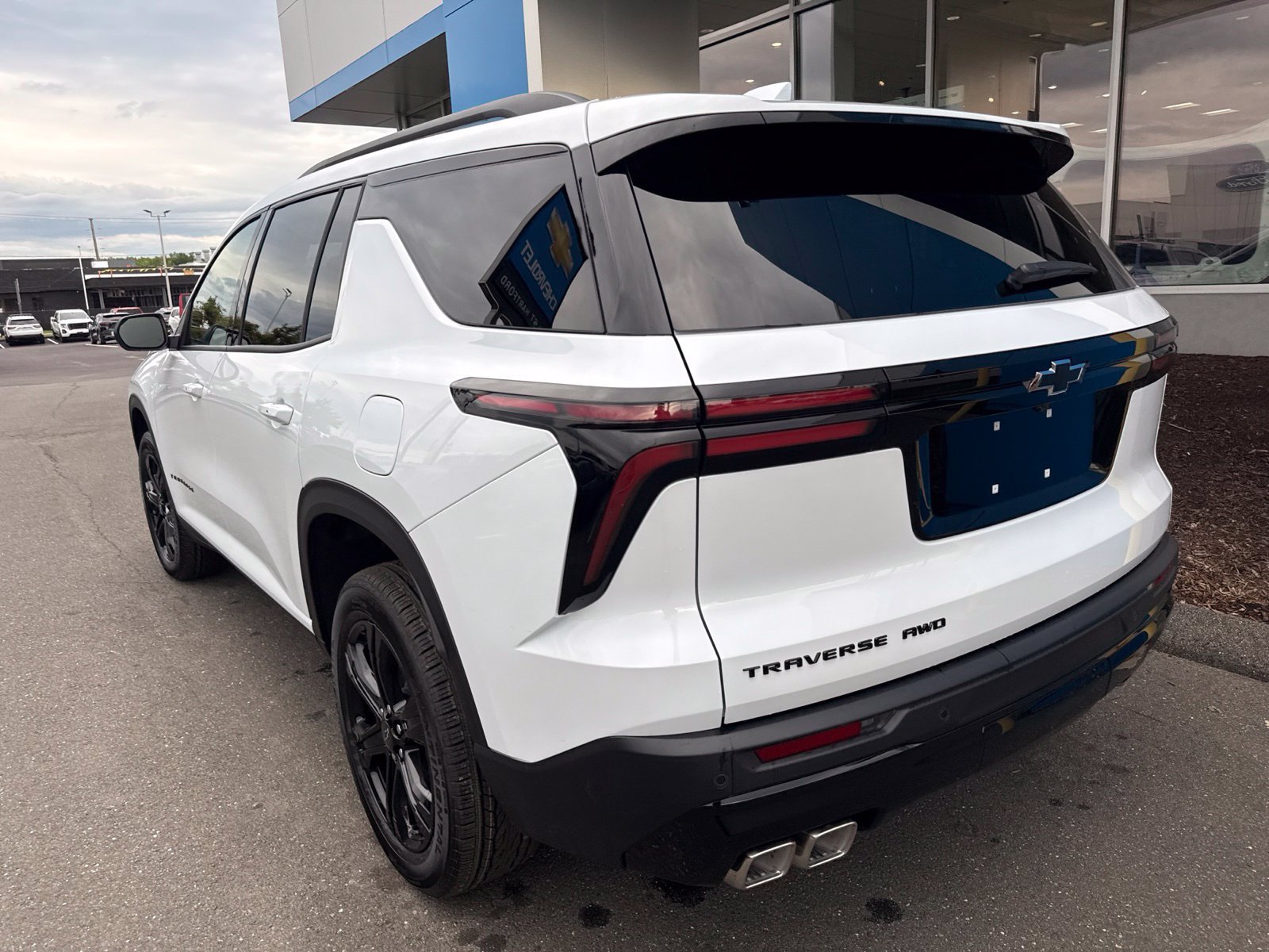 New 2027 Polar White Tricoat Chevrolet LT Midnight Edition with Evotex Seating image 8