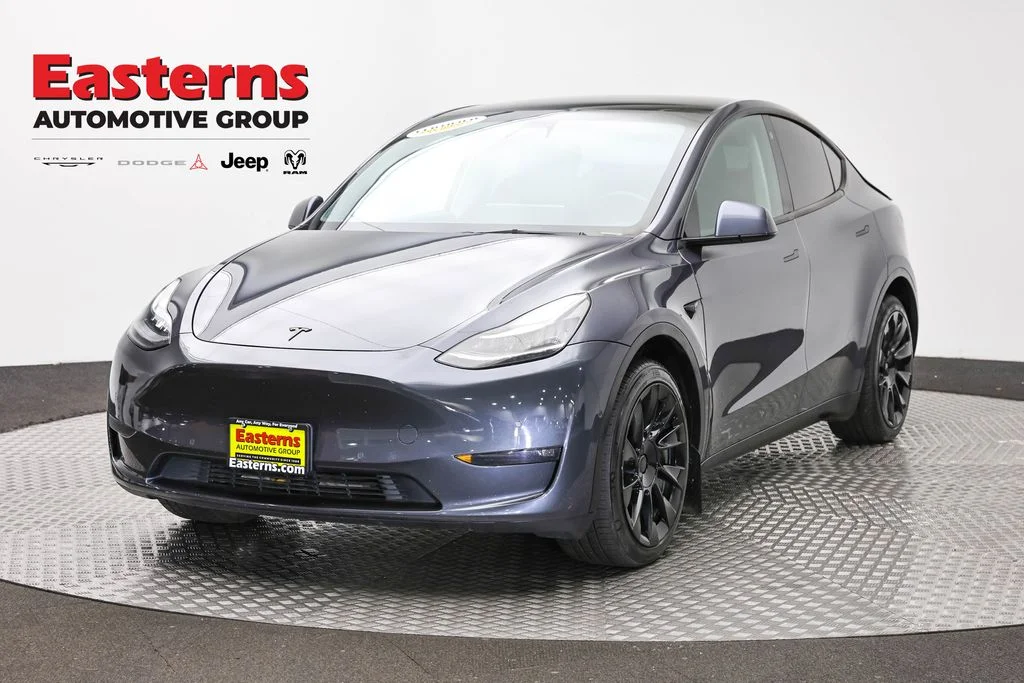 Used 2021 Gray Tesla Long Range image 1