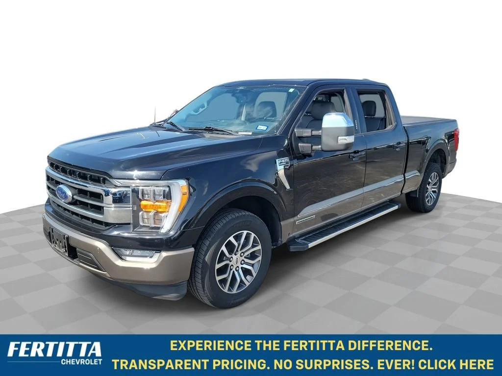 Used 2022 Black Ford LARIAT image 1