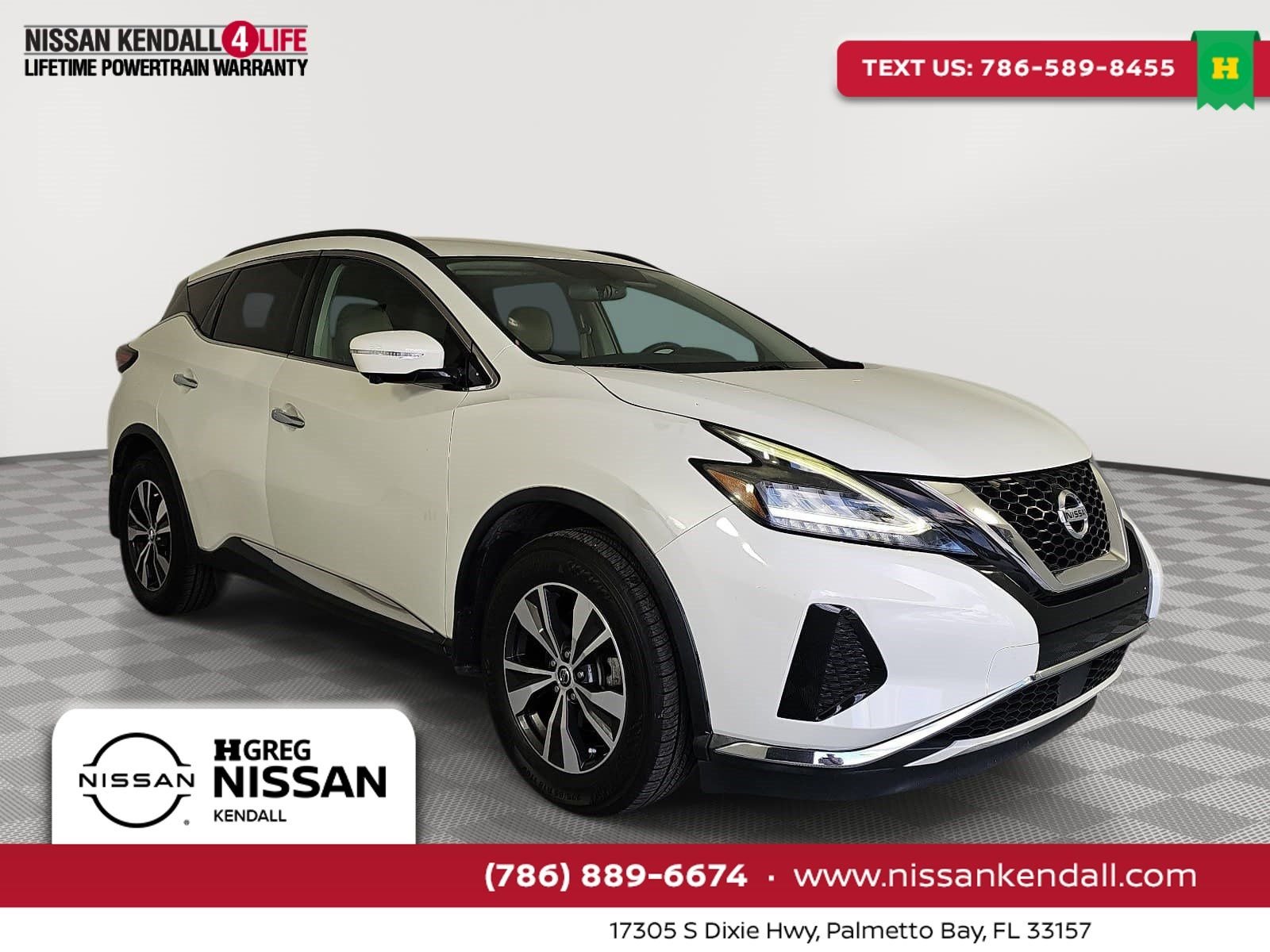 Used 2019 White Nissan SV image 1