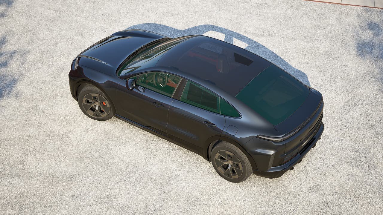 New 2026 Chromite Black Metallic Porsche Turbo Coupe Electric image 4