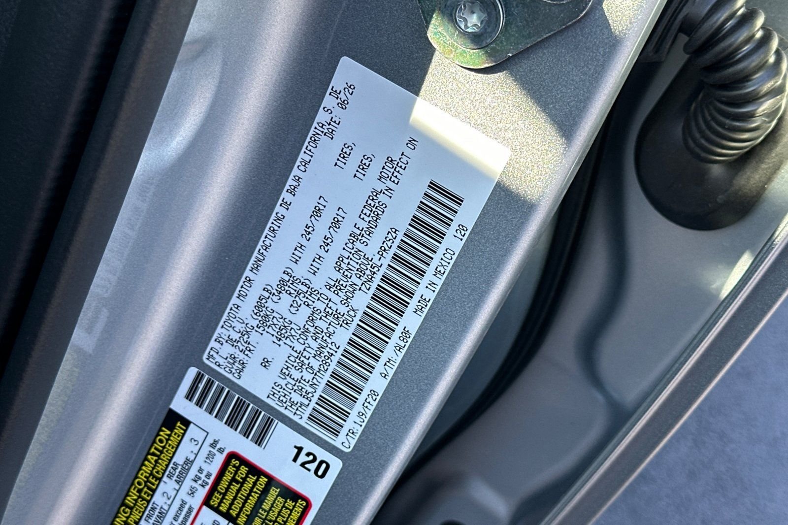 New 2026 Celestial Silver Metallic Toyota SR5 image 26