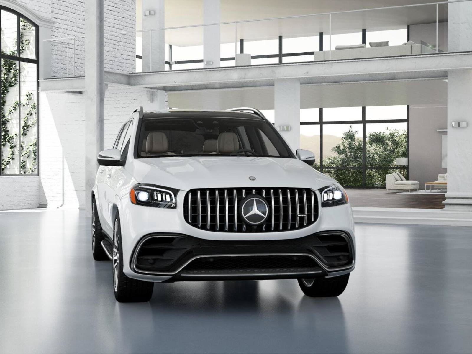 New 2026 MANUFAKTUR Moonlight White Metallic Mercedes-Benz AMG® GLS 63 image 9