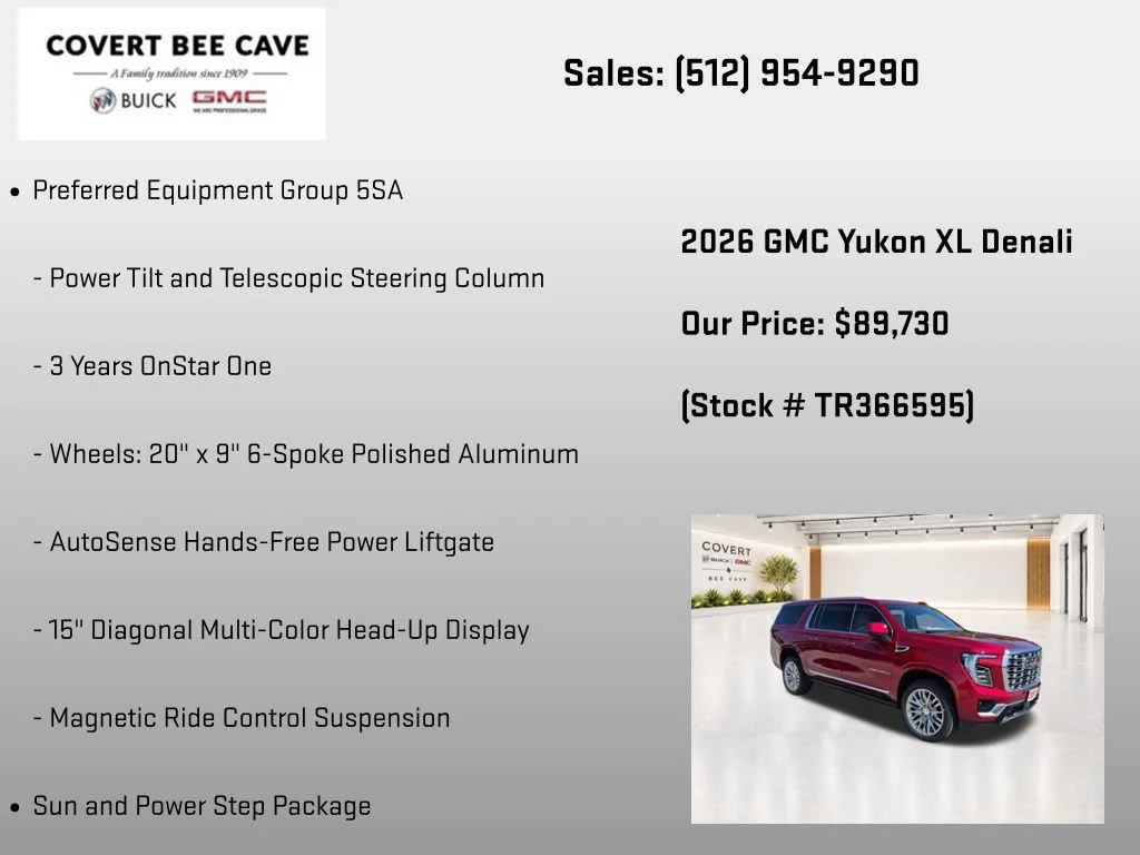 New 2026 Volcanic Red Tintcoat GMC Denali image 13