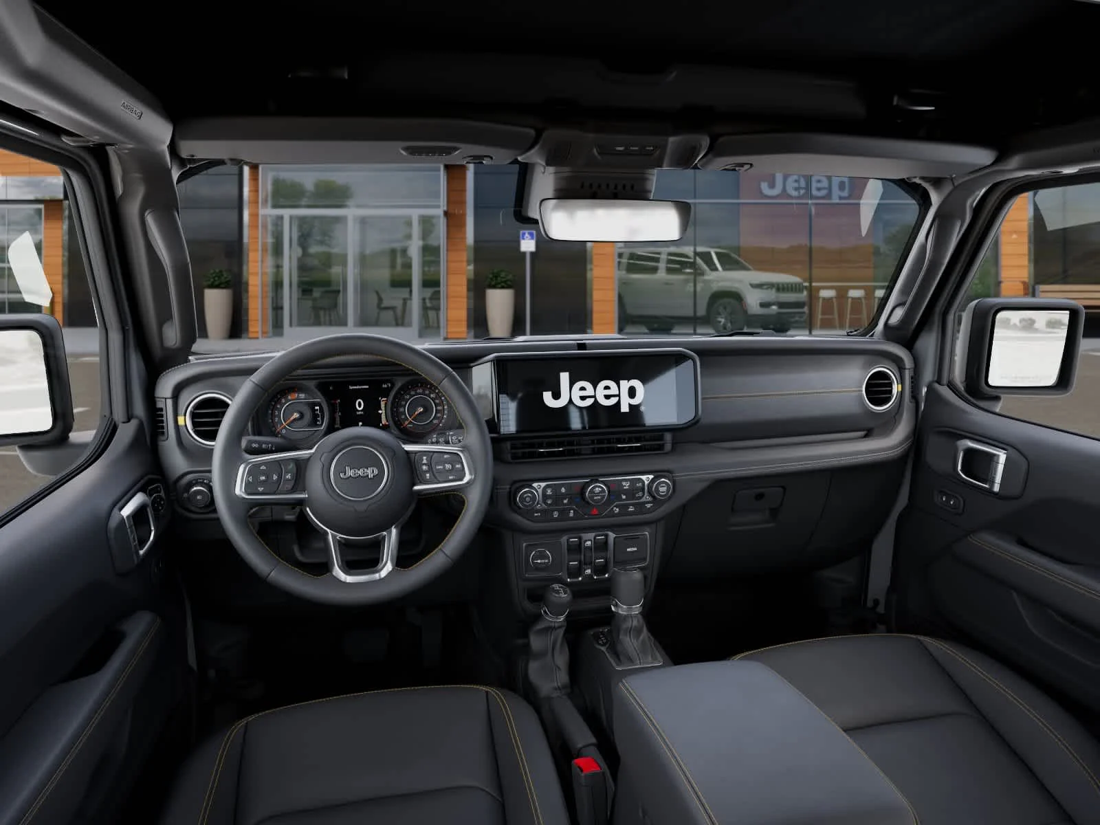 New 2026 Bright White Clearcoat Jeep Sahara image 14