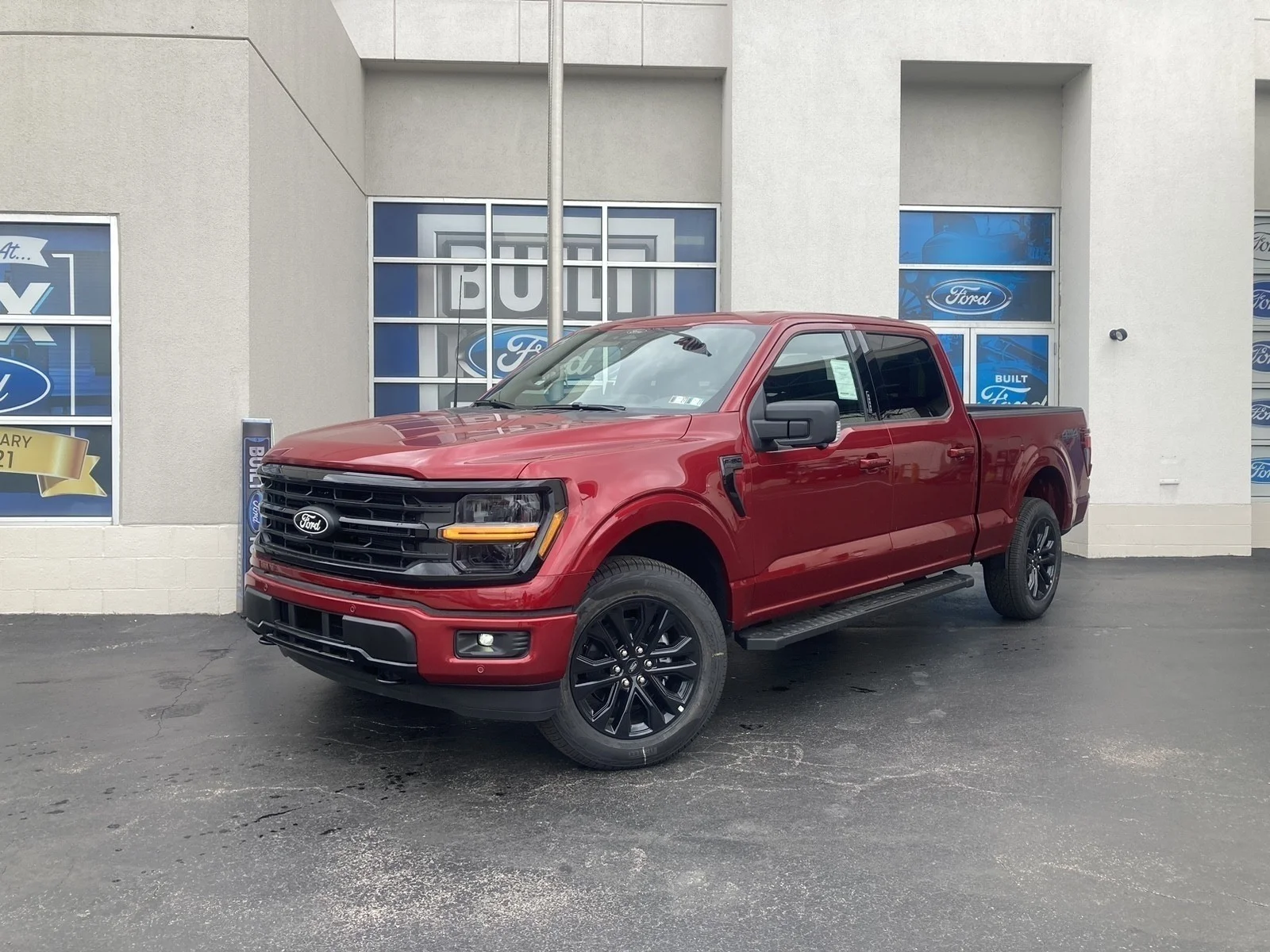 New 2026 Ruby Red Metallic Tinted Clearcoat Ford XLT image 1