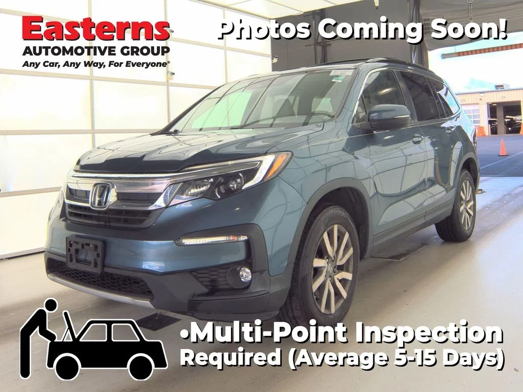 Used 2021 Blue Honda EX image 1