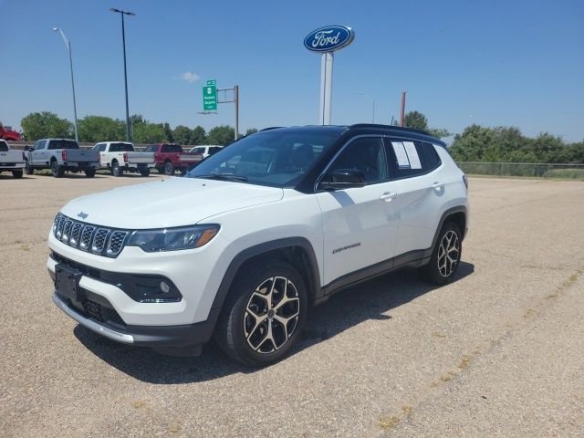 Used 2025 Bright White Clearcoat Jeep Limited image 16