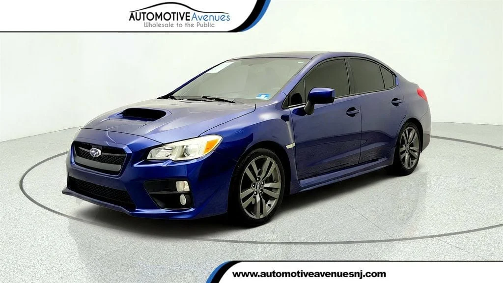 Used 2016 Lapis Blue Pearl Subaru 4dr Sedan Manual Premium w/ STI Shifter & Popular Pkg image 1