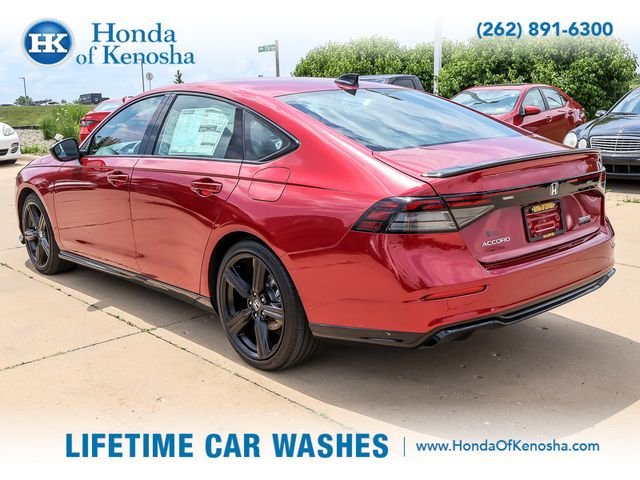 Certified Used 2025 Radiant Red Metallic Honda HYBRID SPORT-L image 3