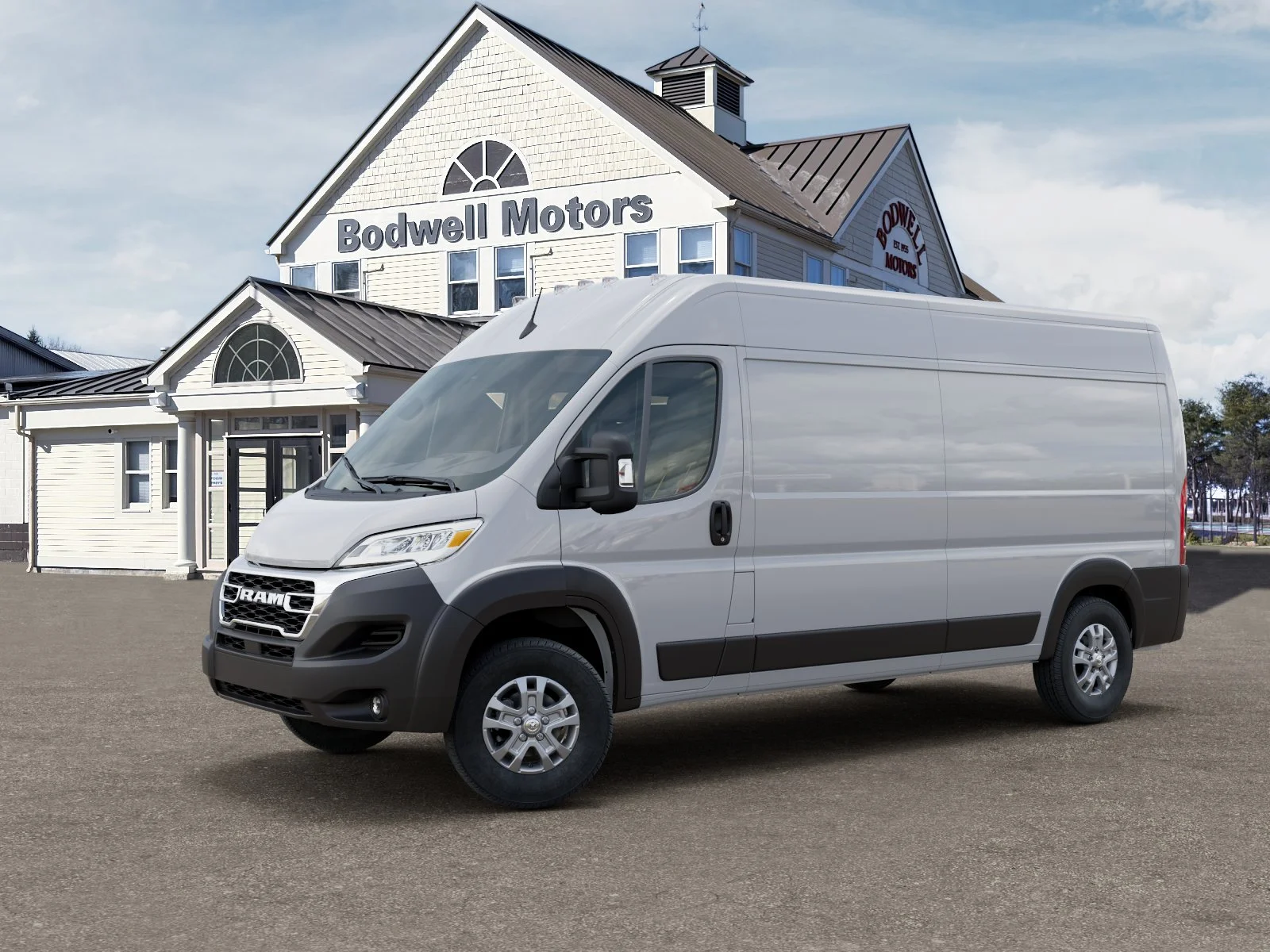 New 2026 Bright White Clear-Coat Exterior Paint RAM SLT image 2