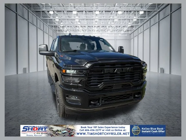 New 2026 Diamond Black Crystal Pearl-Coat Exterior Paint RAM Big Horn image 1
