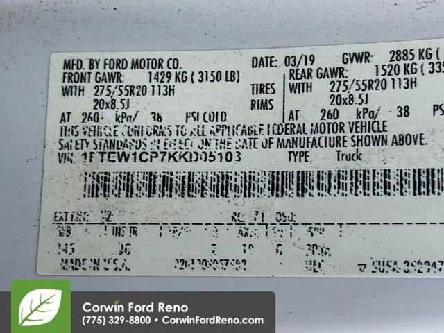 Certified Used 2019 Oxford White Ford XL image 30