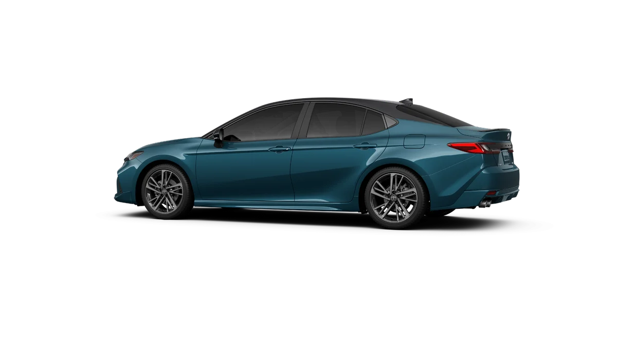 New 2027 Ocean Gem with Midnight Black Metallic roof Toyota XSE image 5
