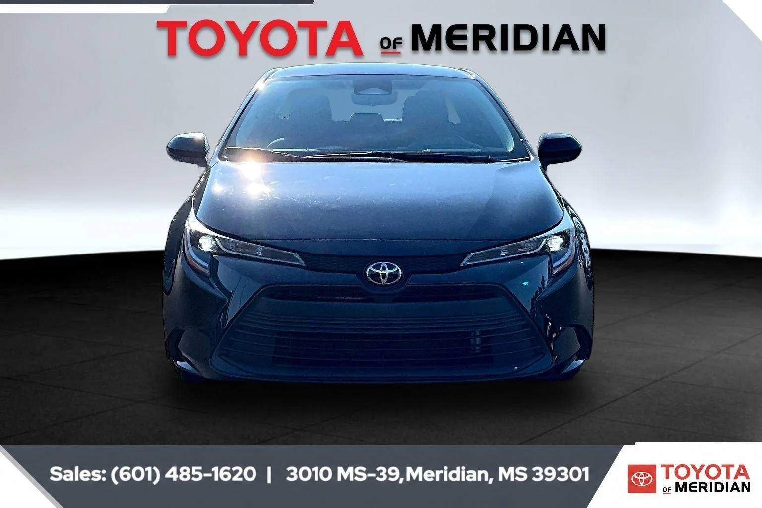 Used 2024 Midnight Black Metallic Toyota LE image 3