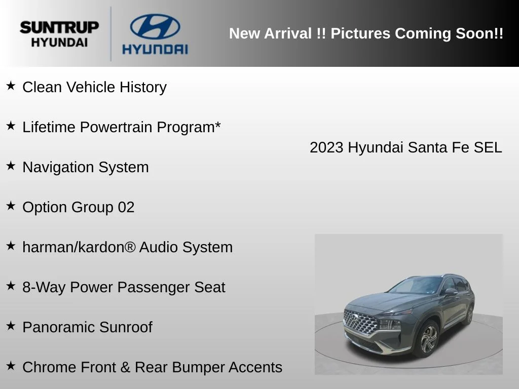 Used 2023 Hampton Gray Hyundai SEL image 5