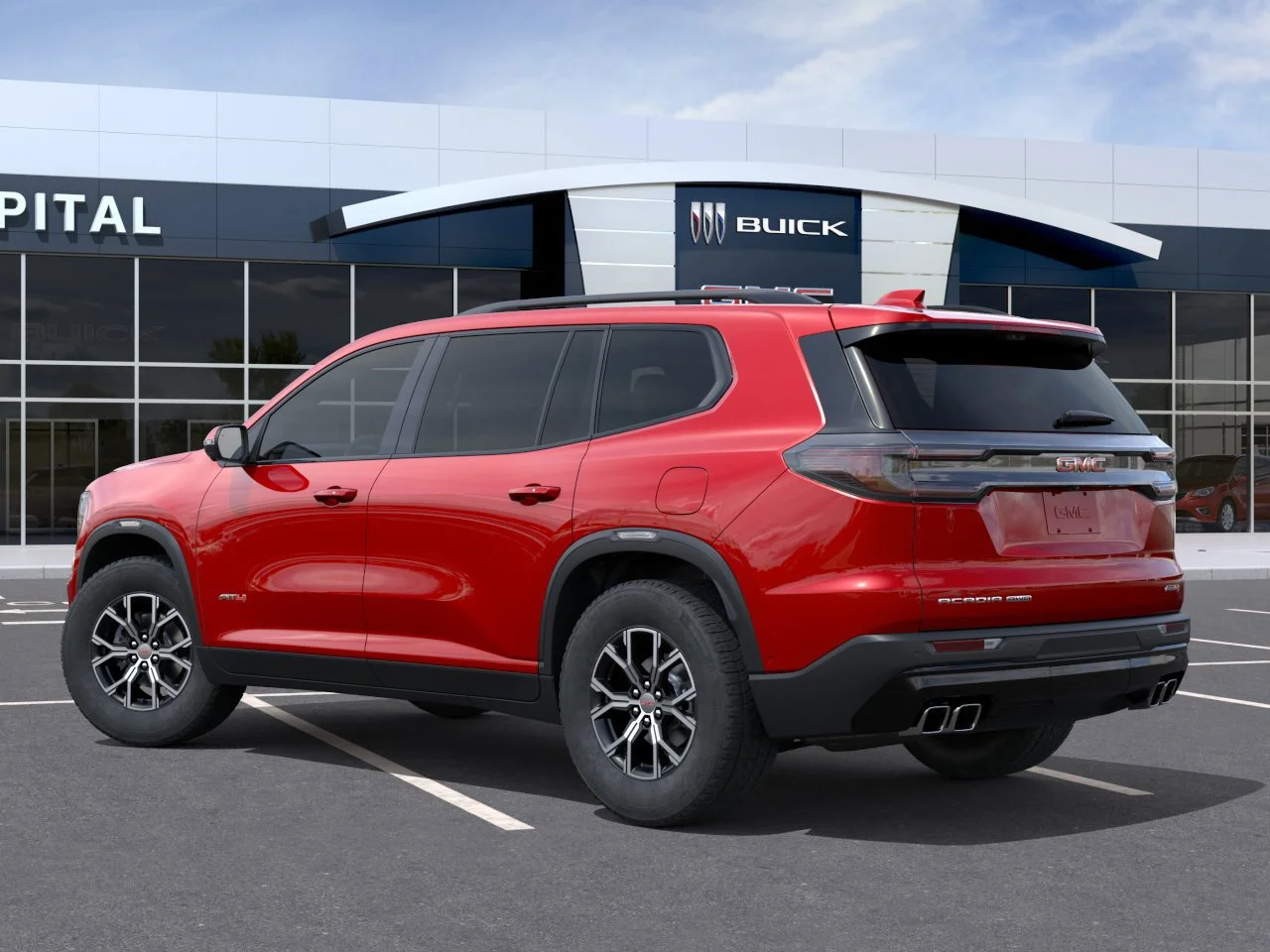 New 2026 Volcanic Red Tintcoat GMC AT4 AWD image 4