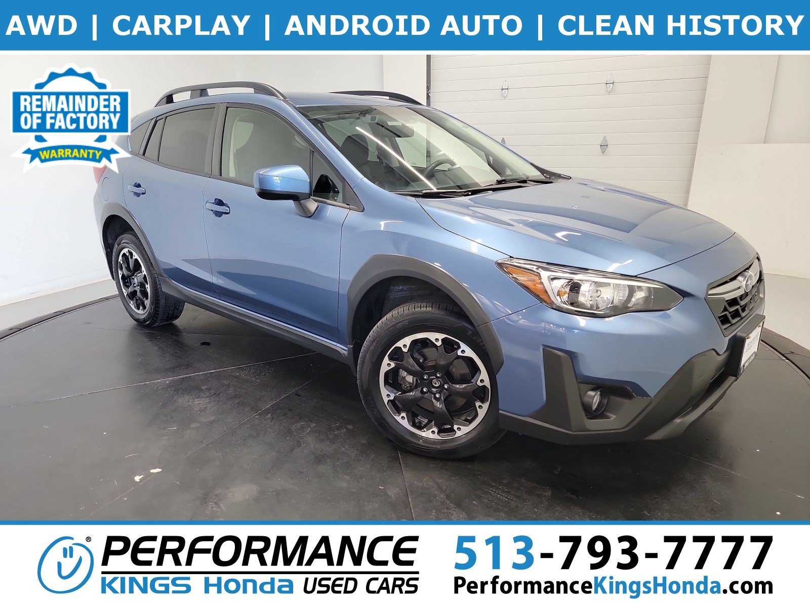 Used 2023 Horizon Blue Pearl Subaru Premium image 1