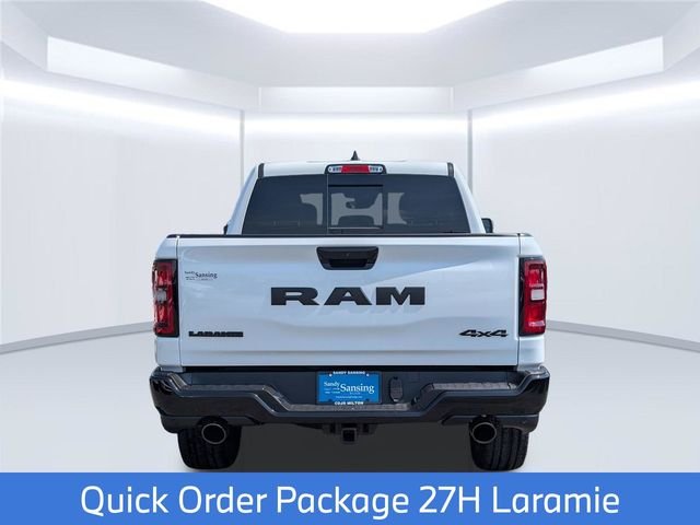 New 2026 Bright White Clear-Coat Exterior Paint RAM Laramie image 5