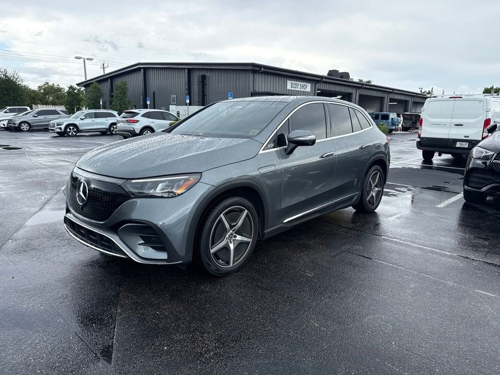 Certified 2023 Mercedes-Benz EQE SUV Base with VIN 4JGGM2CB0PA038369 for sale in West Palm Beach, FL