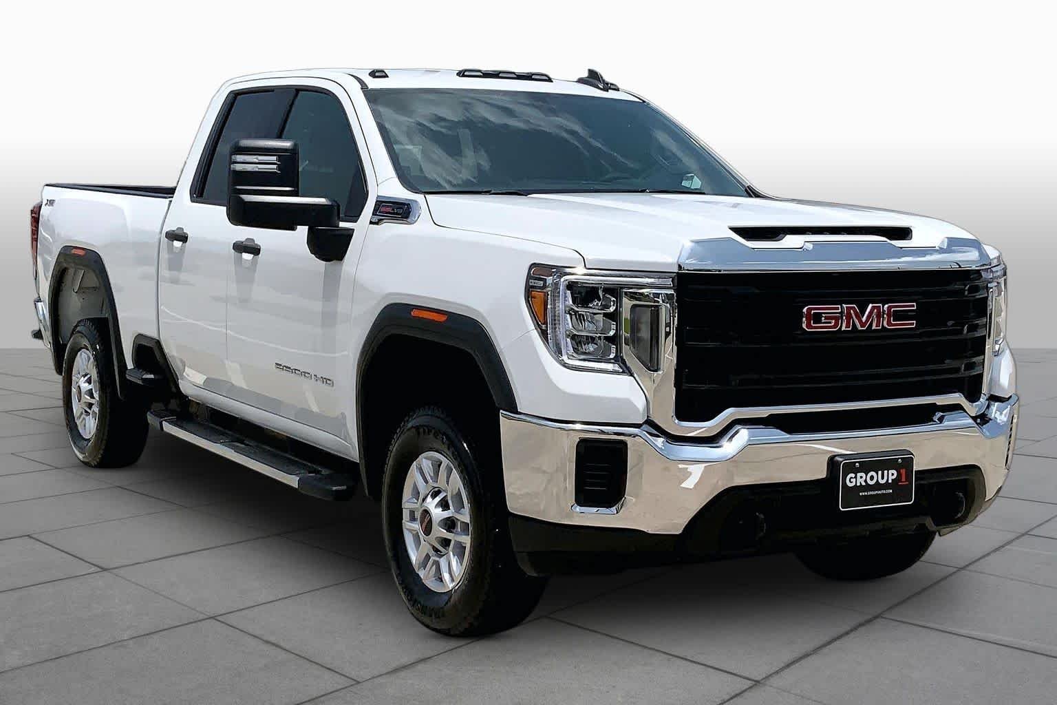 Certified Used 2021 SUMMIT WHITE GMC 4WD Double Cab Standard Bed image 3
