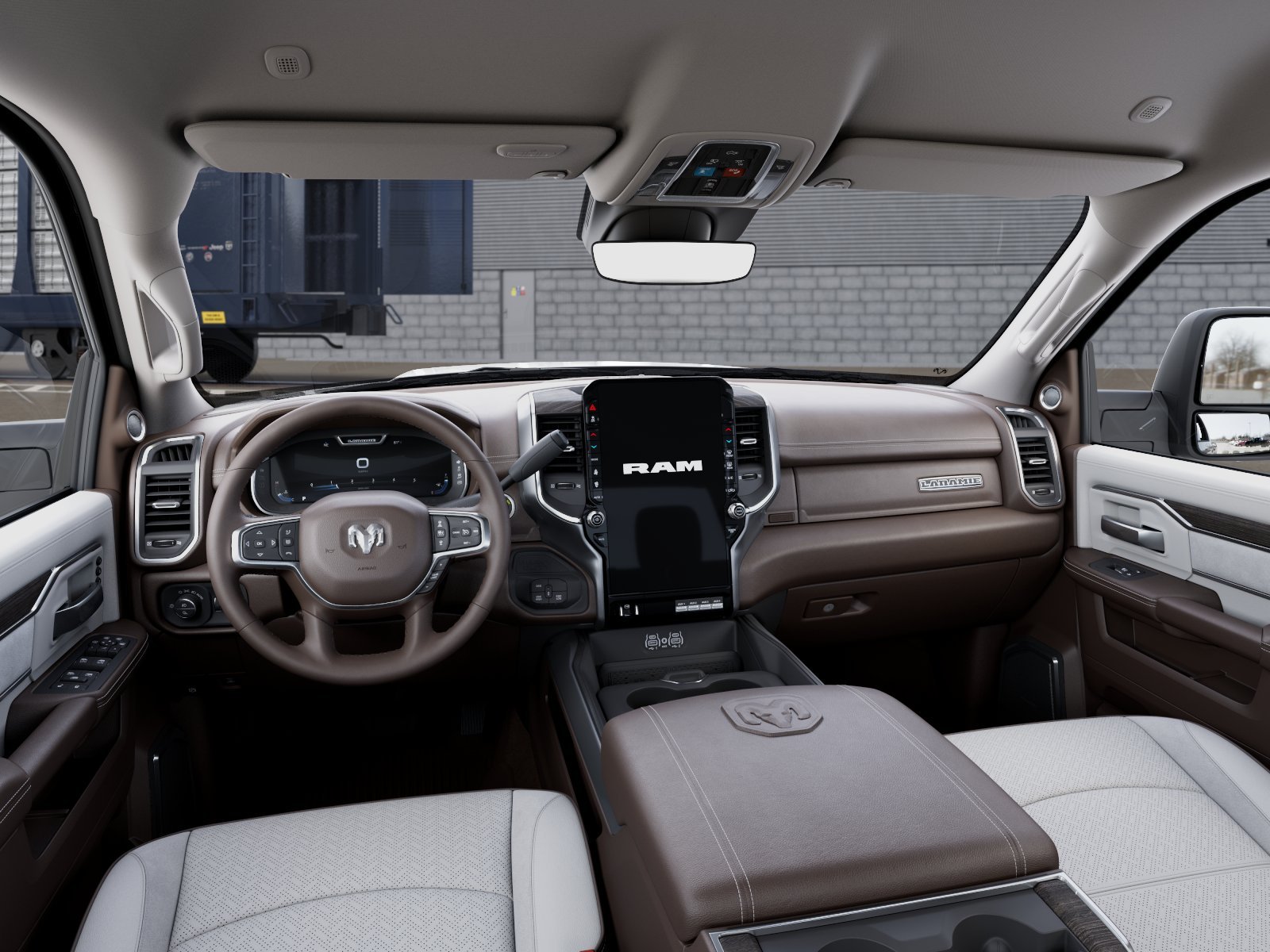 New 2026 Bright White Clear-Coat Exterior Paint RAM Laramie image 8