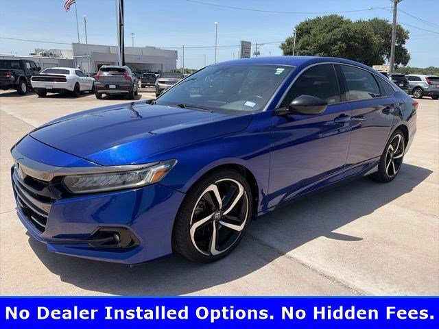 Used 2021 Blue Honda Sport image 2