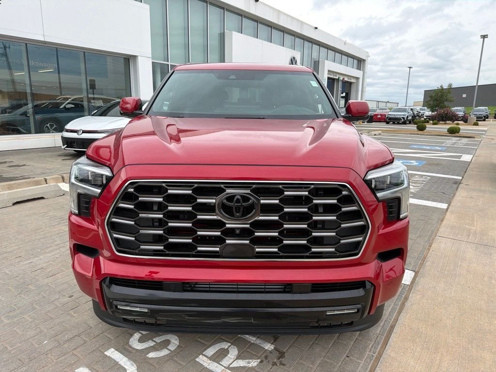 Used 2025 Supersonic Red Toyota Platinum image 2