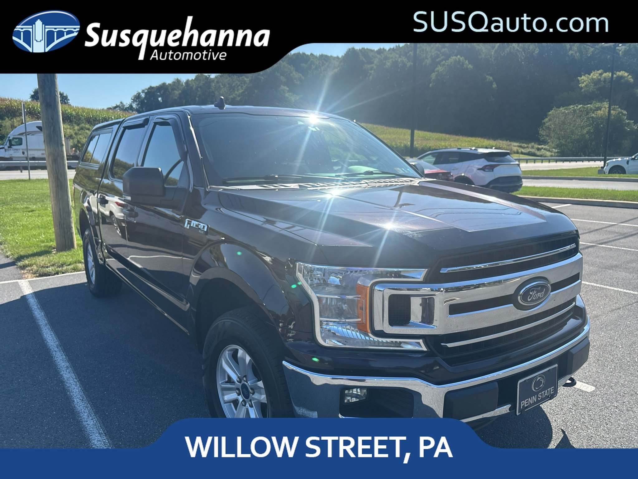 Used 2019 Magma Red Metallic Ford XLT image 1