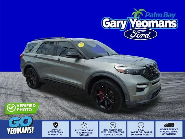 Used 2020 Silver Spruce Metallic Ford ST image 1