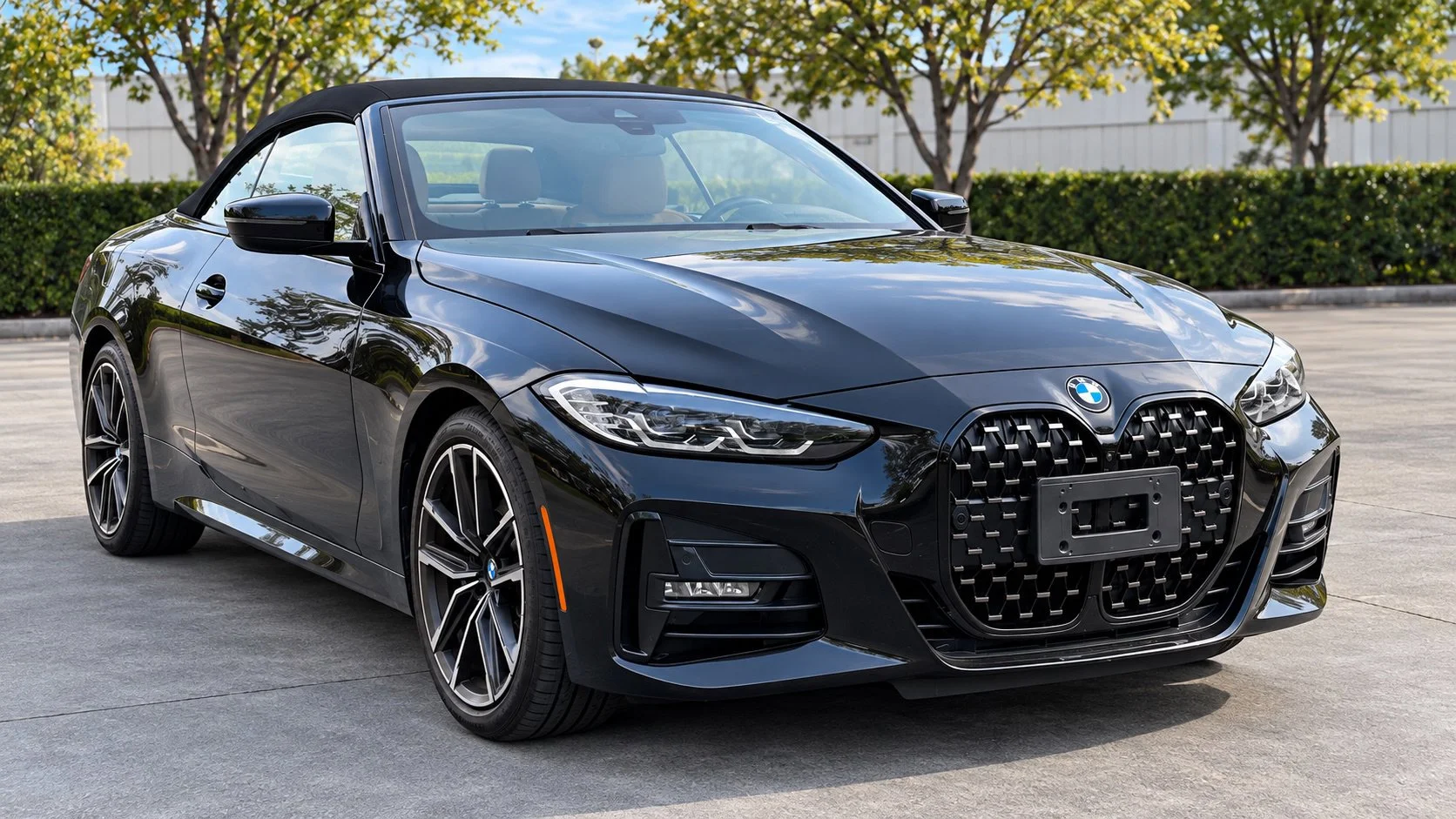 Used 2024 Black Sapphire Metallic BMW 430i xDrive image 1