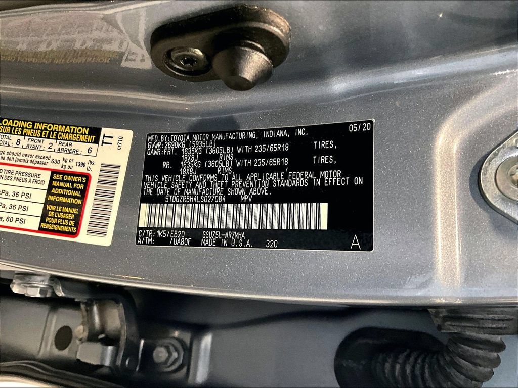 Used 2020 Moon Dust Toyota XLE image 37