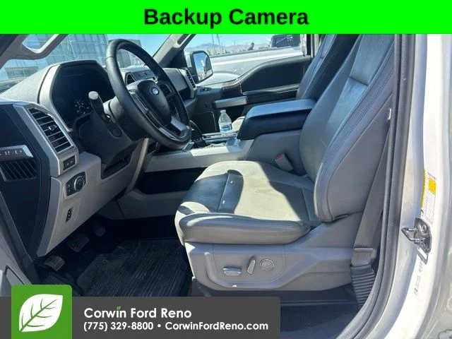 Used 2015 White Platinum Clearcoat Metallic Ford Lariat image 7