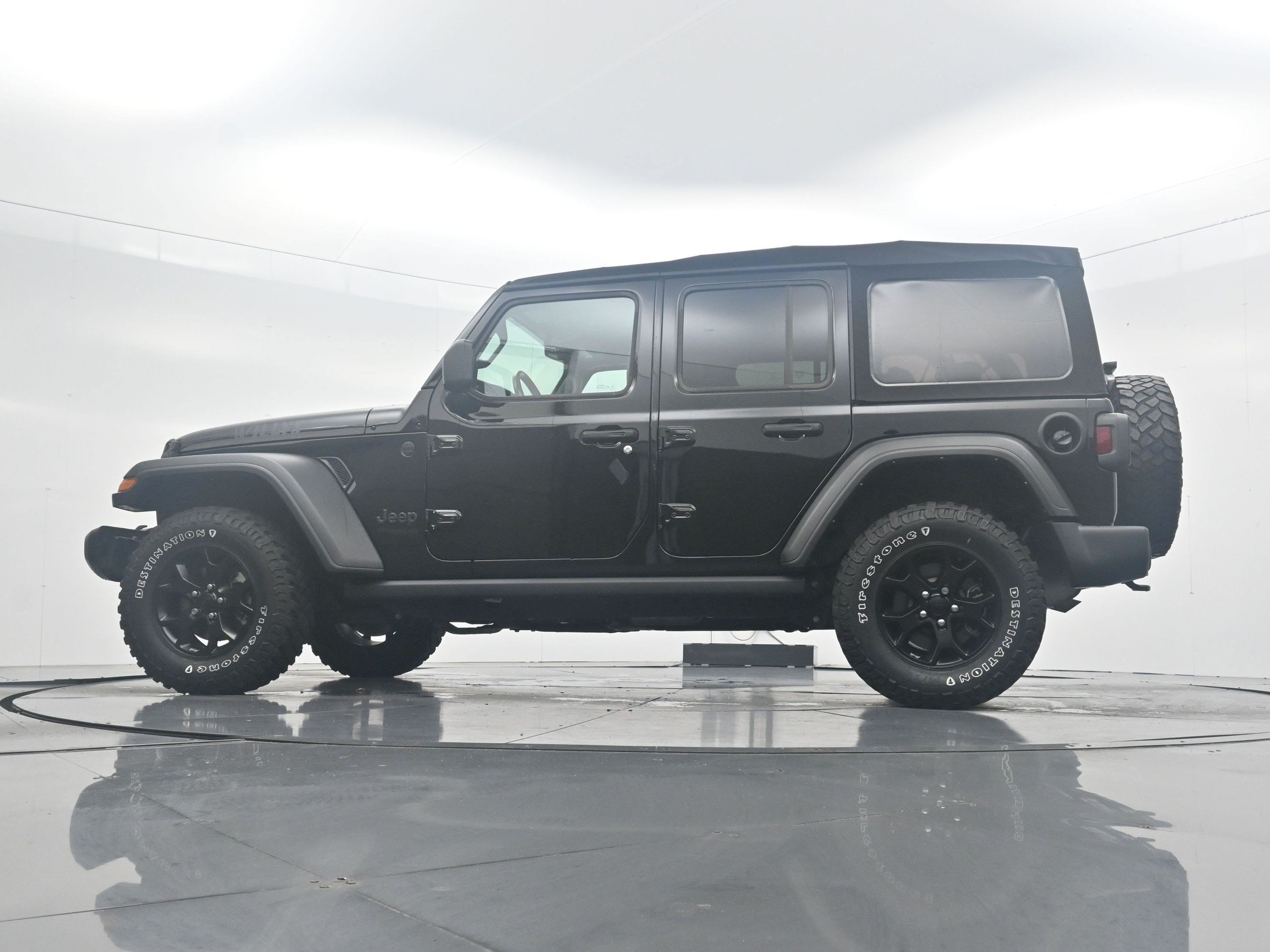 Used 2022 Black Clearcoat Jeep Unlimited Willys image 32
