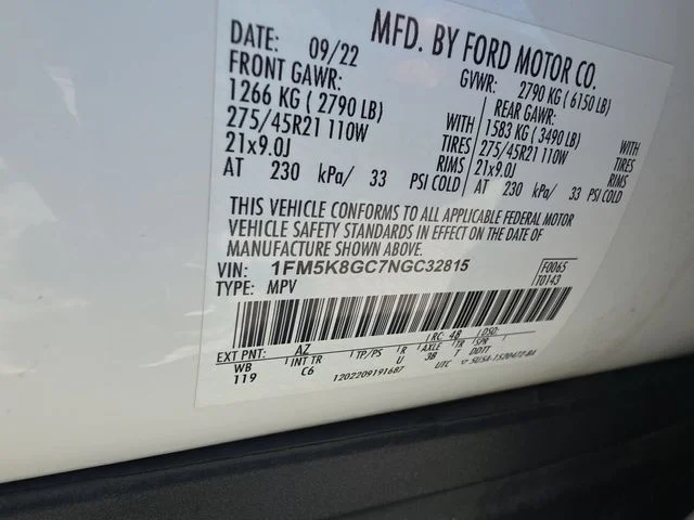 Used 2022 White Ford ST image 38