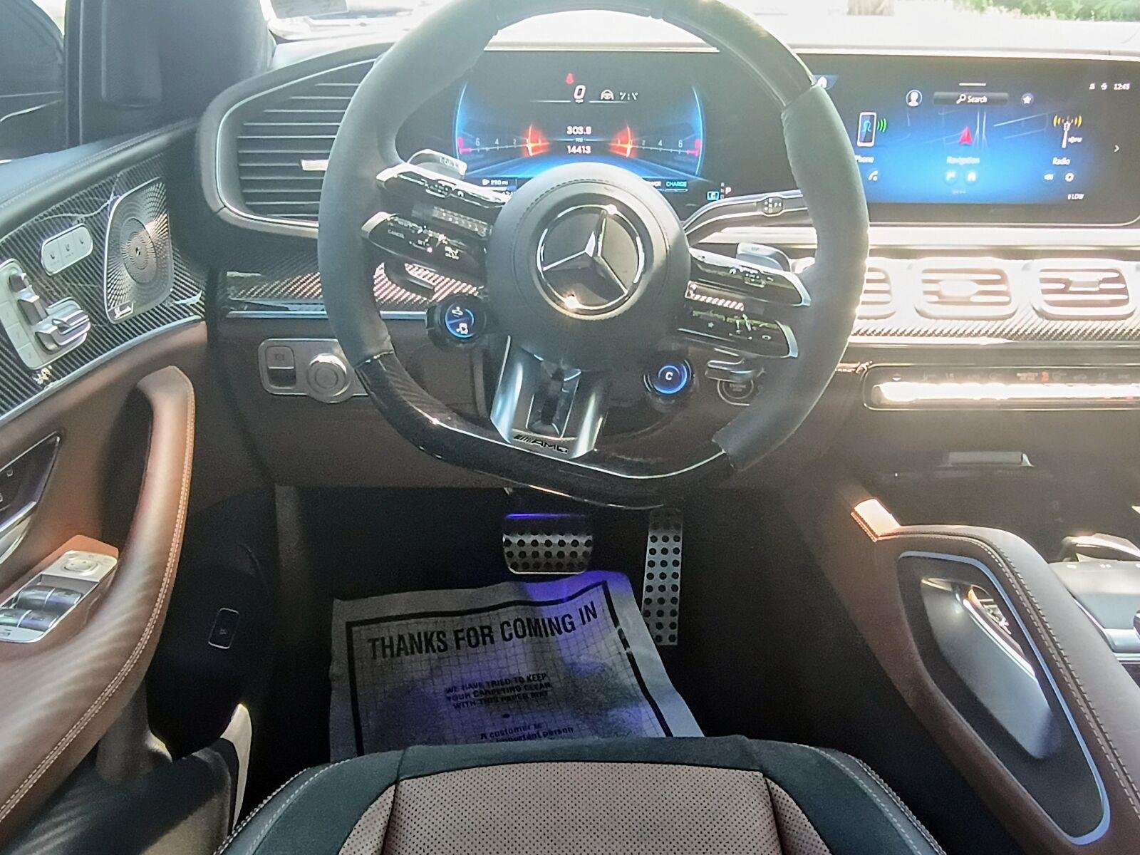Used 2024 Emerald Green Metallic Mercedes-Benz AMG® GLE 63 S image 9