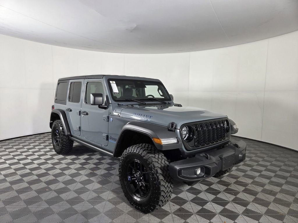 Certified 2025 Jeep Wrangler 4xe Willys 4XE with VIN 1C4RJXN62SW583567 for sale in West Palm Beach, FL