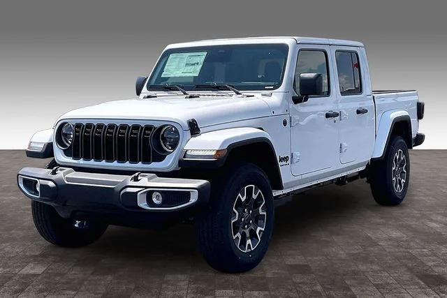 New 2026 Bright White Clear-Coat Exterior Paint Jeep Sahara image 1