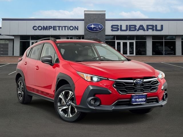 Certified Used 2024 Pure Red Subaru Premium image 1