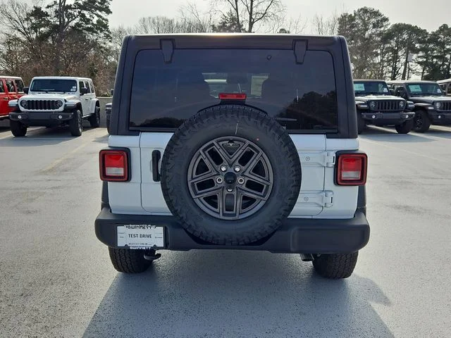 New 2026 Bright White Clear-Coat Exterior Paint Jeep Sport S image 7