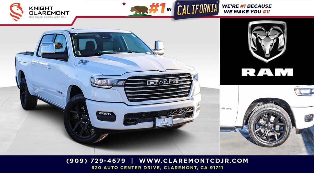 New 2026 Bright White Clearcoat Ram Laramie image 1
